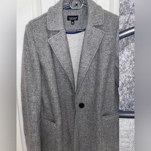 Top Shop Gray Peacoat